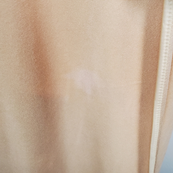 Bill Tice Robe Vintage Pleated Old Hollywood Lounge Comfort Sleep Tan Neutral - Picture 11 of 15